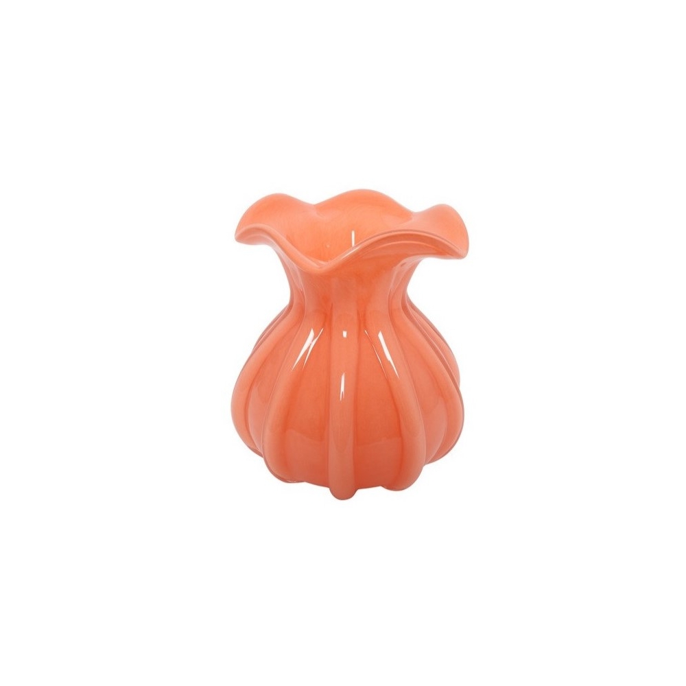 Βάζο γυαλ.λουλούδι πορτοκαλι 14Χ15,5 Plastona 013.818050
