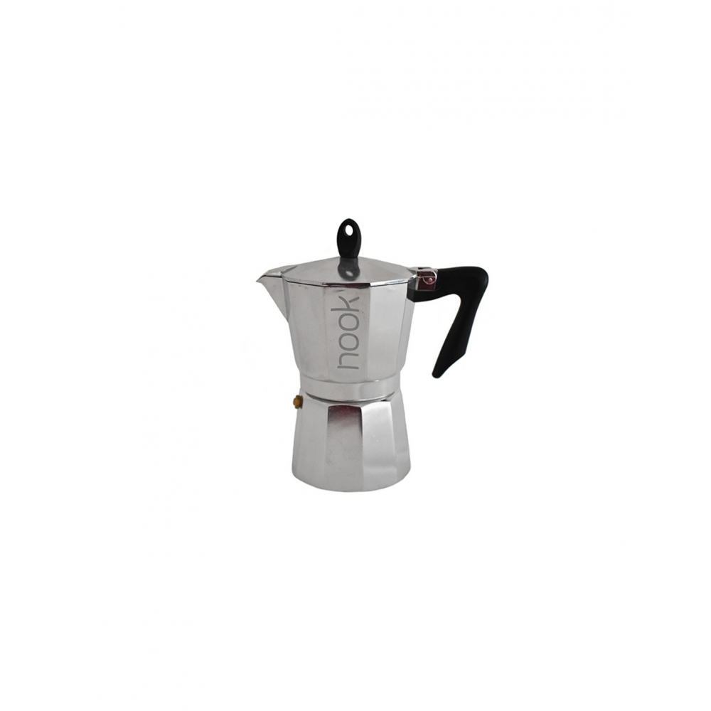 Μηχανή espresso 6κούπες αλουμίνιο Plastona 023.601100.061