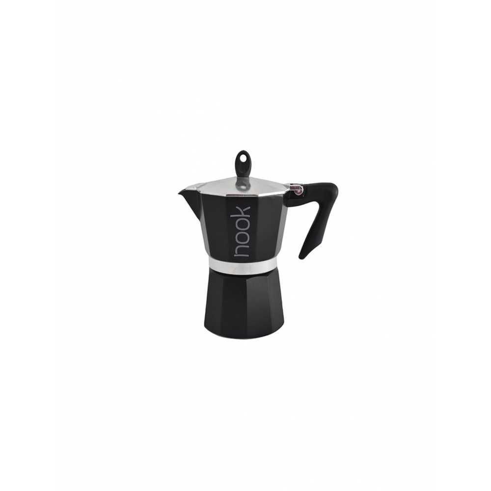Μηχανή espresso 6κούπες μαύρη Plastona 023.601100.261