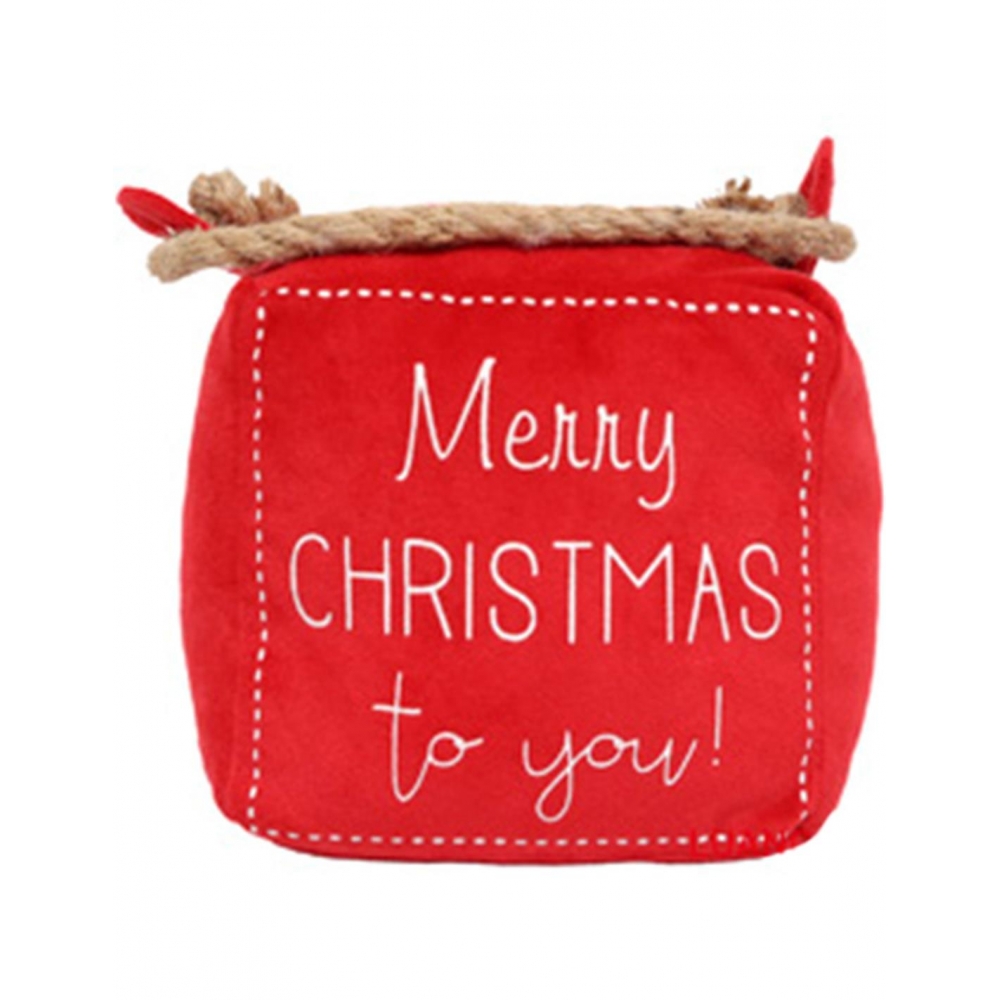 Βαρίδι πόρτας Merry Christmas 15x15x15cm Plastona 05.862581092