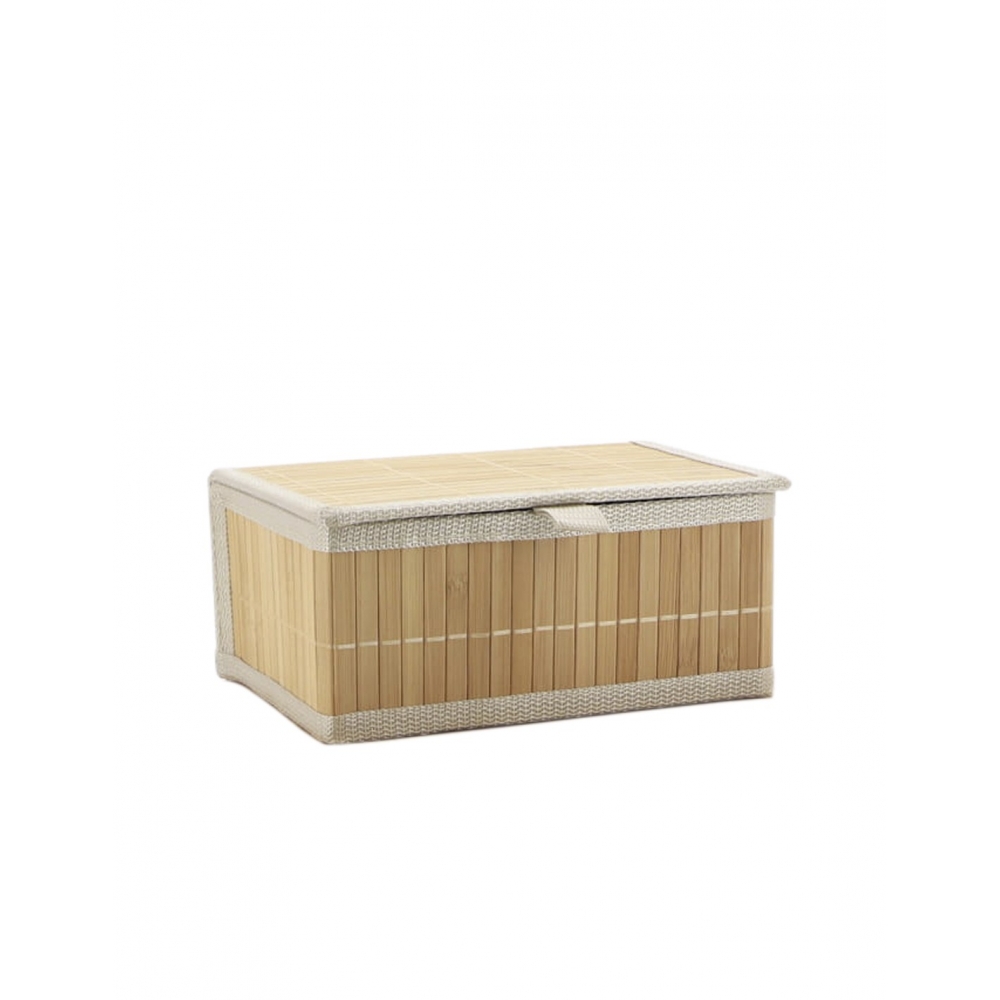 Καλάθι bamboo φυσικό χρ. 34X26X16cm Plastona 06.8419419501