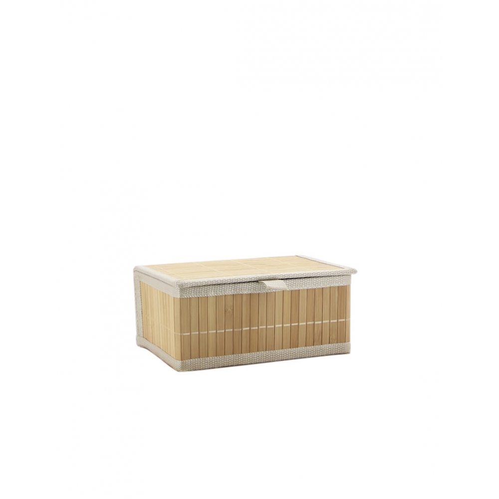 Καλάθι bamboo φυσικό χρ. 25X19X12cm Plastona 06.8419419503