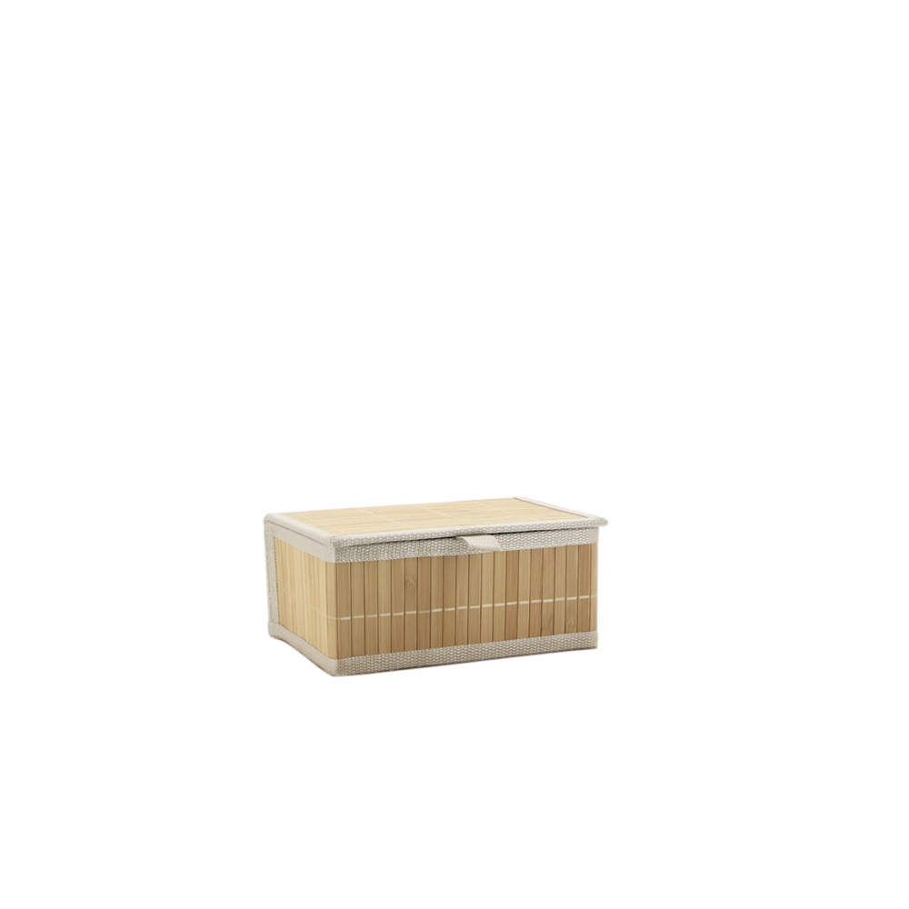 Καλάθι bamboo φυσικό χρ. 22X16,5X10cm Plastona 06.8419419504