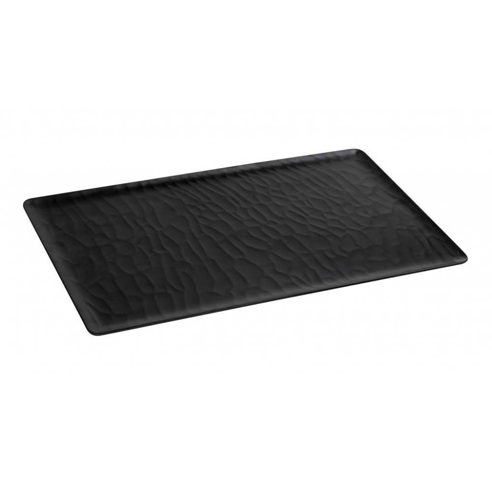 BLACK ΔΙΣΚΟΣ ΜΠΟΥΦΕ GN1/1 53Χ32,5ΕΚ WAVY MATTE ΜΕΛΑΜΙΝΗΣ Espiel MLB534K18-6