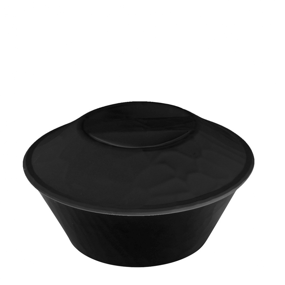 BLACK ΚΑΠΑΚΙ  ΣΤΡΟΓΓ. 24Χ24Χ4,5ΕΚ WAVY MATTE ΜΕΛΑΜΙΝΗΣ Espiel MLB2106K24-1