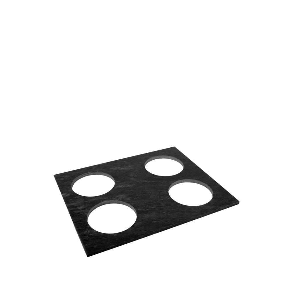 ΕΠΙΦΑΝΕΙΑ ΜΕ ΟΠΕΣ ΑΠΌ ΜΑΡΜΑΡΟ ΜΑΥΡΗ dia9,5CM GN1/2 32,5X26,5X1EK Espiel FAV284