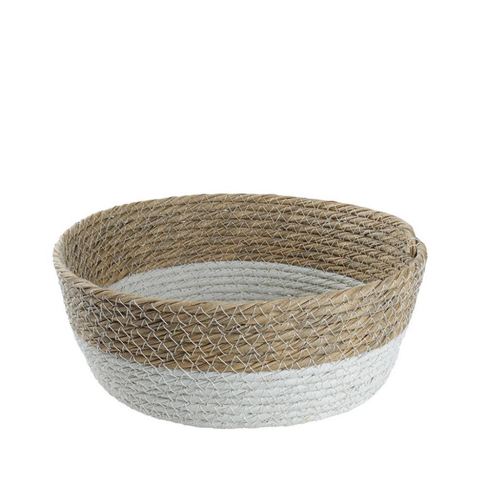 ΚΑΛΑΘΙ SYNTH. RATTAN ΣΤΡΟΓΓ. ΦΥΣΙΚΟ-ΛΕΥΚΟ 28X6EK. Espiel FEX109