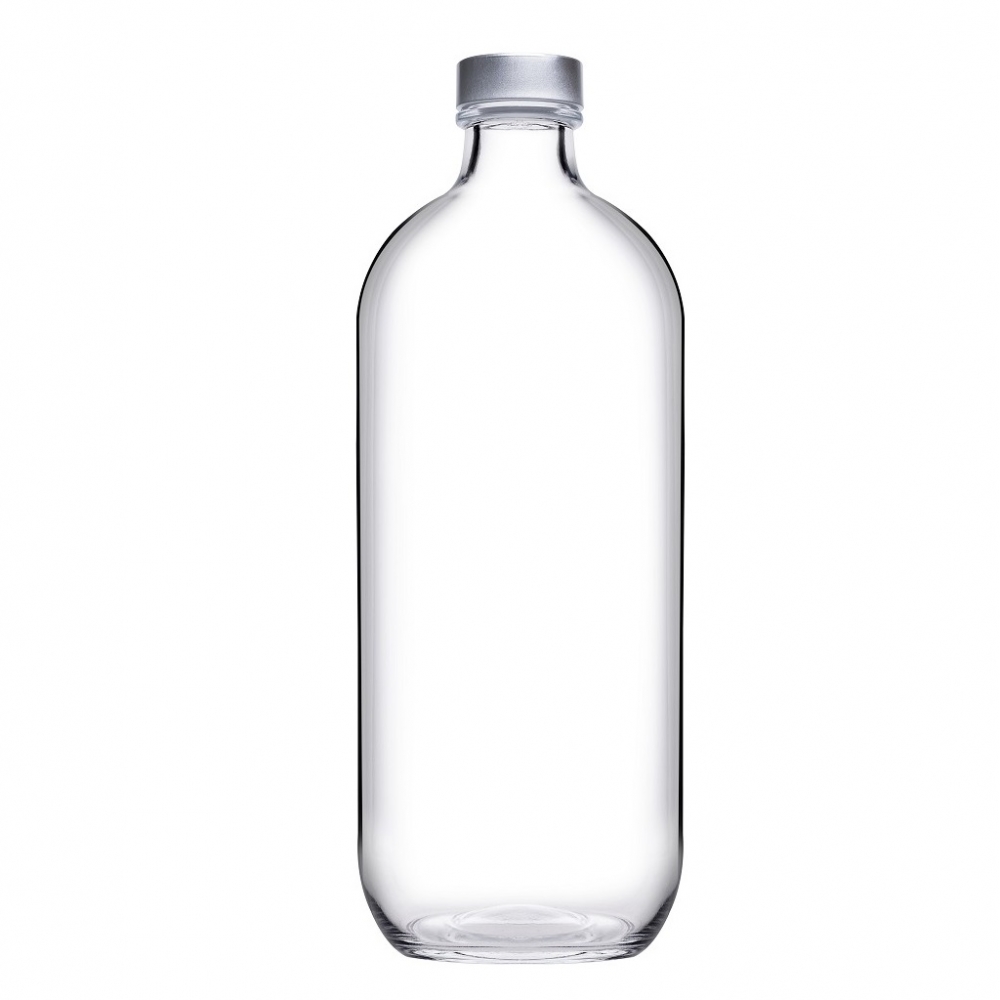 ICONIC BOTTLE W/ METAL LID 1100CC H: 25 D: 9,2 P/384 OB6/PR.BC. Espiel SP80356K6