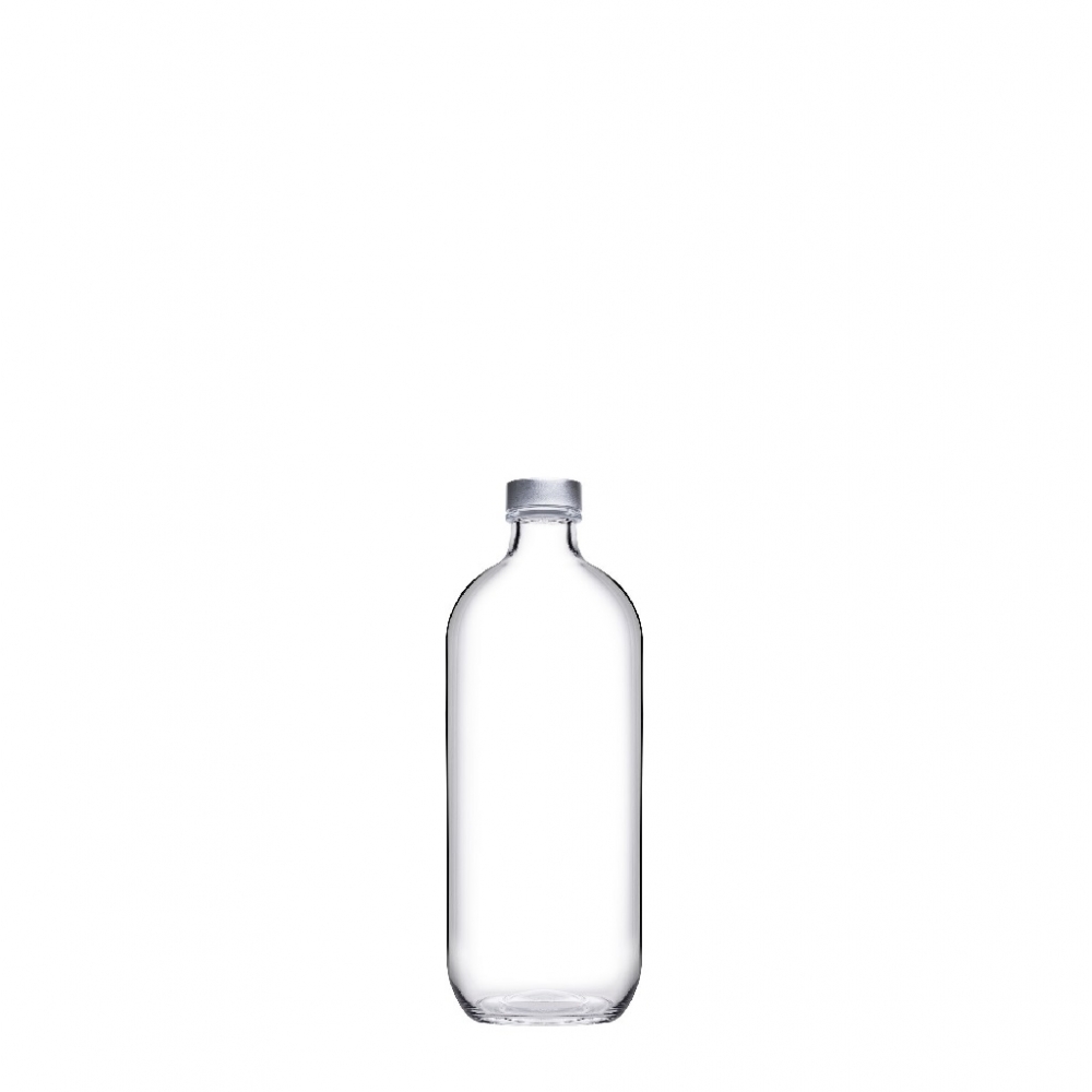 ICONIC BOTTLE W/ METAL LID 360CC H: 17,85 D: 6 P/1224 OB6/PR.BC. Espiel SP80401K6