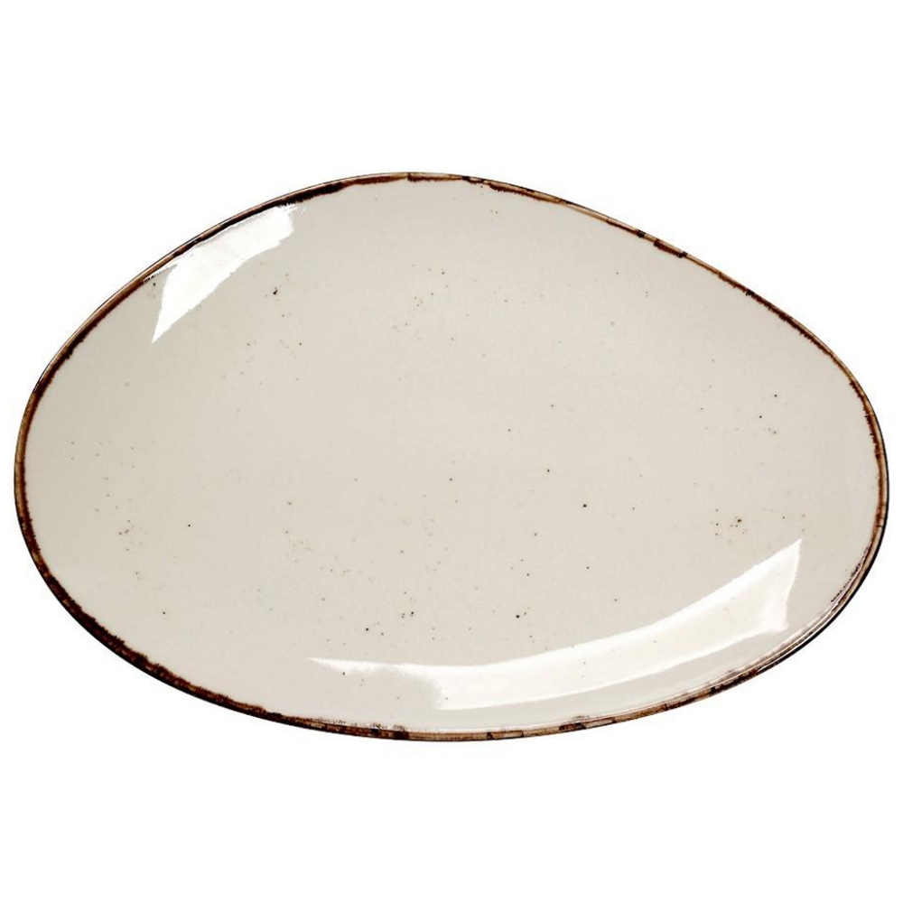 TERRA CREAM ΠΙΑΤΕΛΑ ΟΒΑΛ  36χ24.5χ2.5ΕΚ Espiel TLK107K6