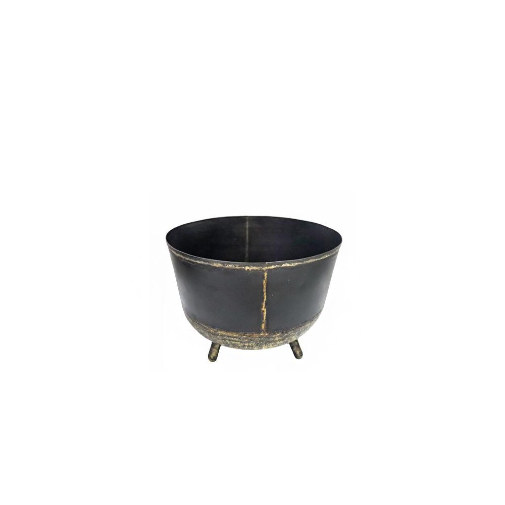 Μεταλλική Vintage φρουτιέρα, με 3 πόδια 31x25cm Zaros IN230