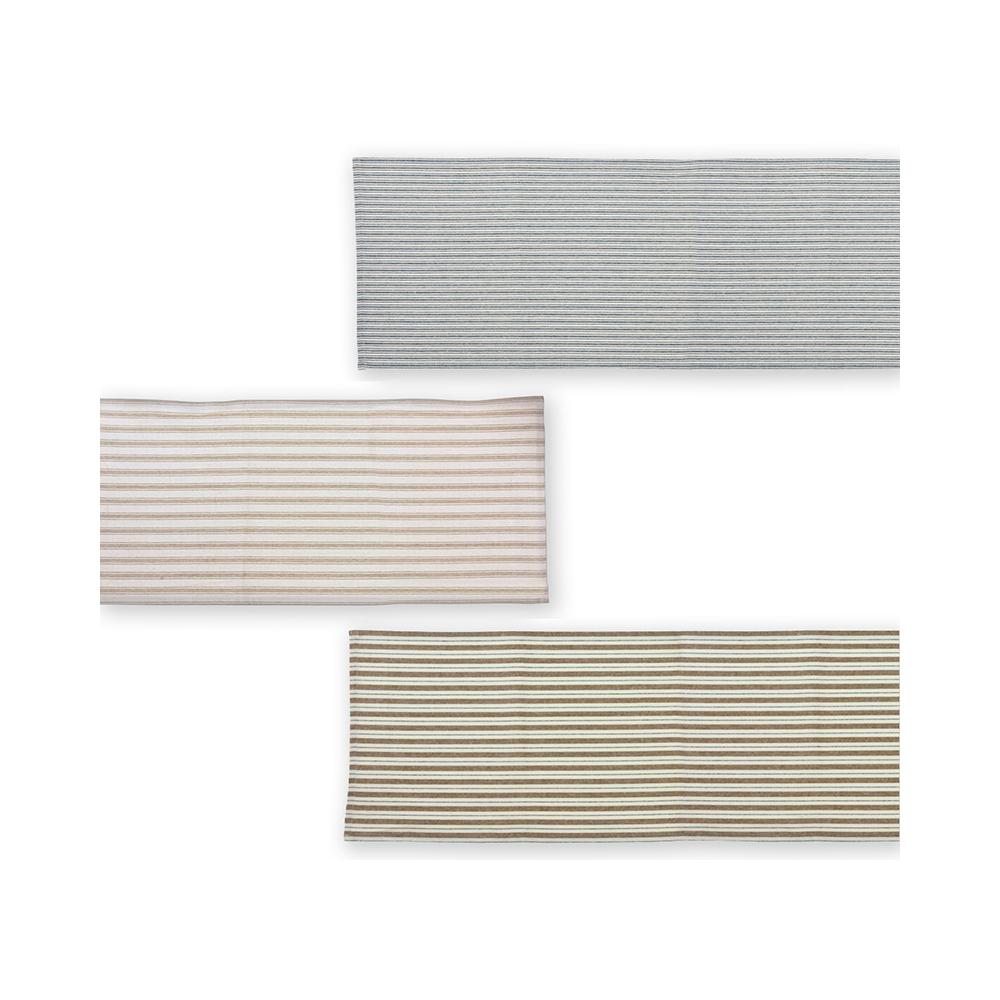 Τραβέρσα cotton με ψιλή ρίγα σε 3 χρ.,220cm Zaros KZ302
