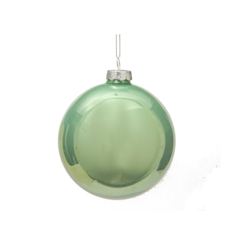 Glass Ball Pearl Green,D.8cm Zaros BL456