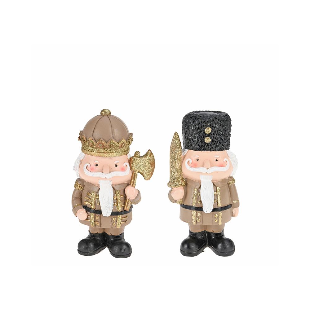 Καρυοθραύστης (2σχ) χρυσό χρ.,15cm Zaros XM851