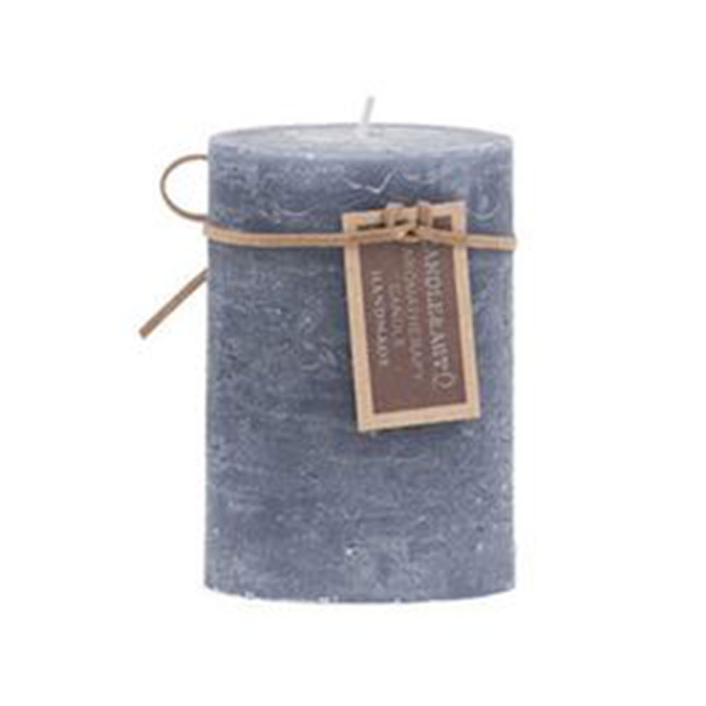 Artekko Candle Κερί Γκρι (7x7x10)cm Artekko 343-2018
