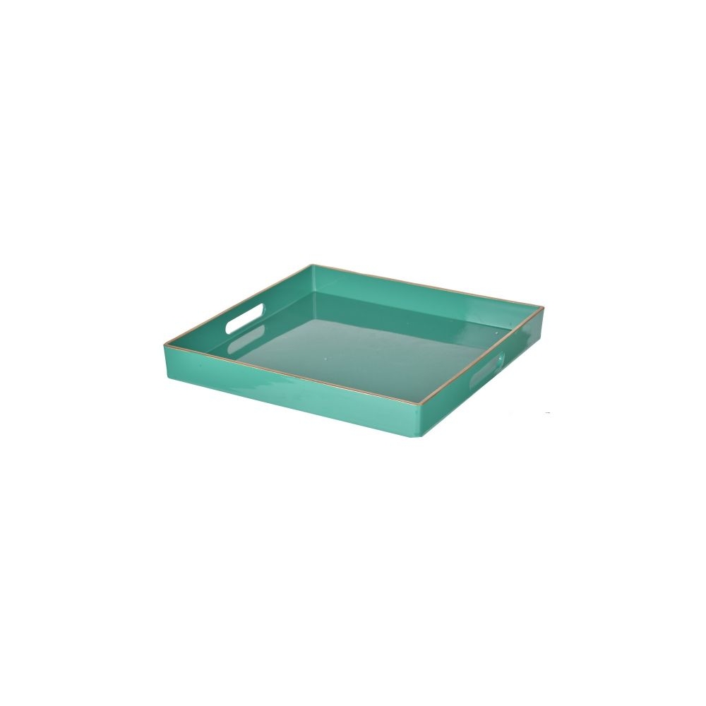 Artekko Tray Πλαστικός Πράσινος Δίσκος Σερβιρίσματος (33x33x4)cm Artekko 42541-IN