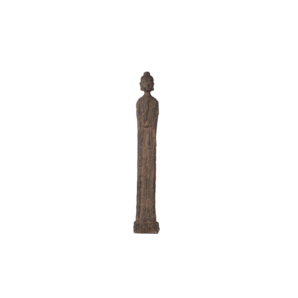 Artekko Buddha Καφέ Διακοσμητικός Βούδας από Ρητίνη (8.9x8.9x60.2)cm Artekko 73633