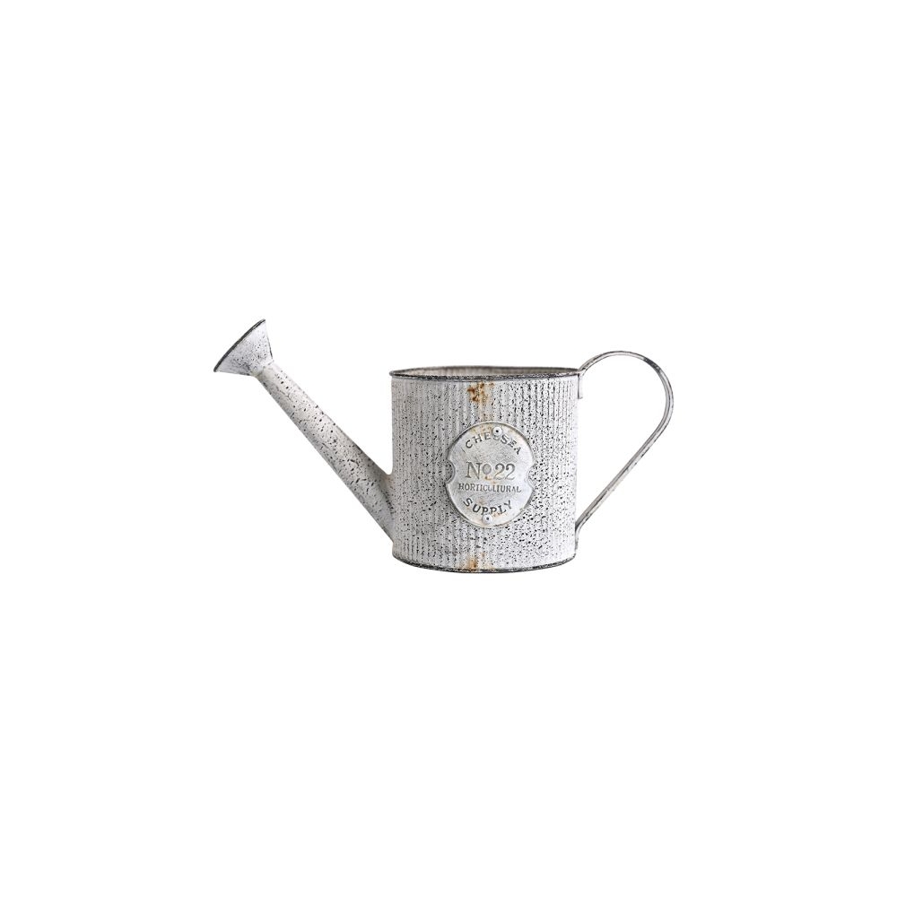 Artekko Watering Can Μεταλλικό Διακοσμητικό Ποτιστήρι σε Λευκή Πατίνα (30x13x17)cm Artekko 742-2504