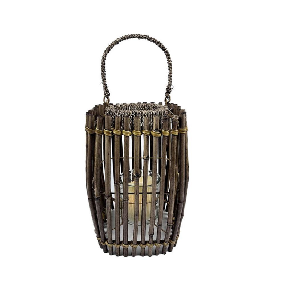 ΦΑΝΑΡΙ BAMBOO ΜΕ ΔΟΧΕΙΟ ΓΙΑ ΡΕΣΩ L 12,5X21X30EK Espiel NAF101