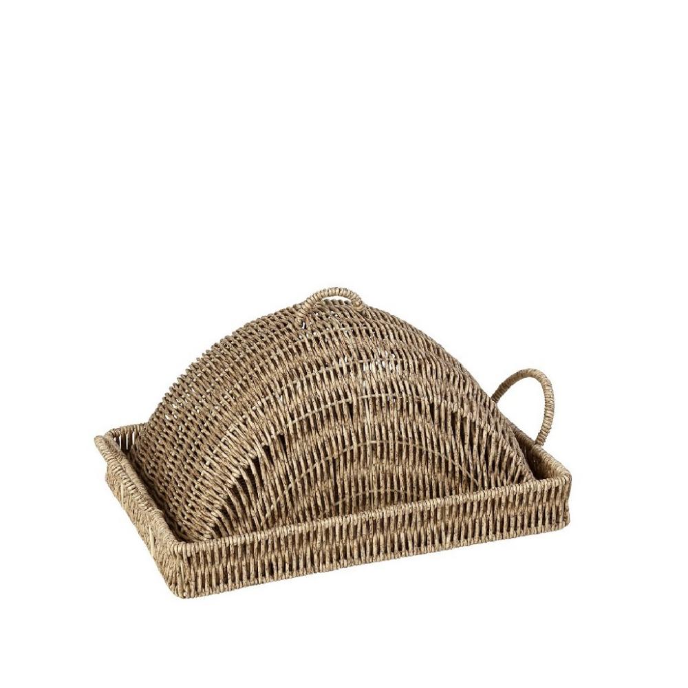 ΔΙΣΚΟΣ ΟΡΘ. ΜΕ ΚΑΠ. SYNTH. RATTAN ΜΠΕΖ 29Χ19Χ14ΕΚ Espiel KOD146
