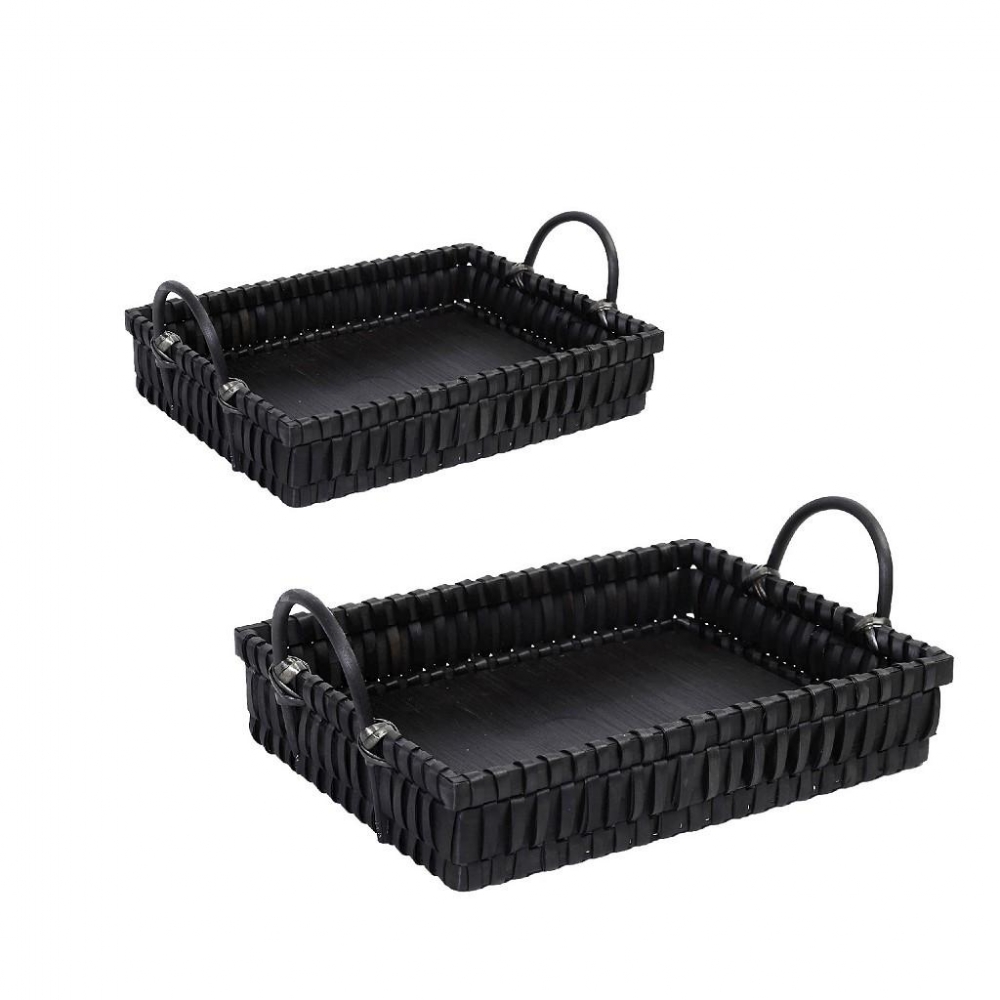ΚΑΛΑΘΙ ΜΕ ΛΑΒΕΣ ΨΑΘΙΝΟ SET/2 ΟΡΘ. ΜΑΥΡΟ 43/38X33/27ΧH9EK Espiel XYP503