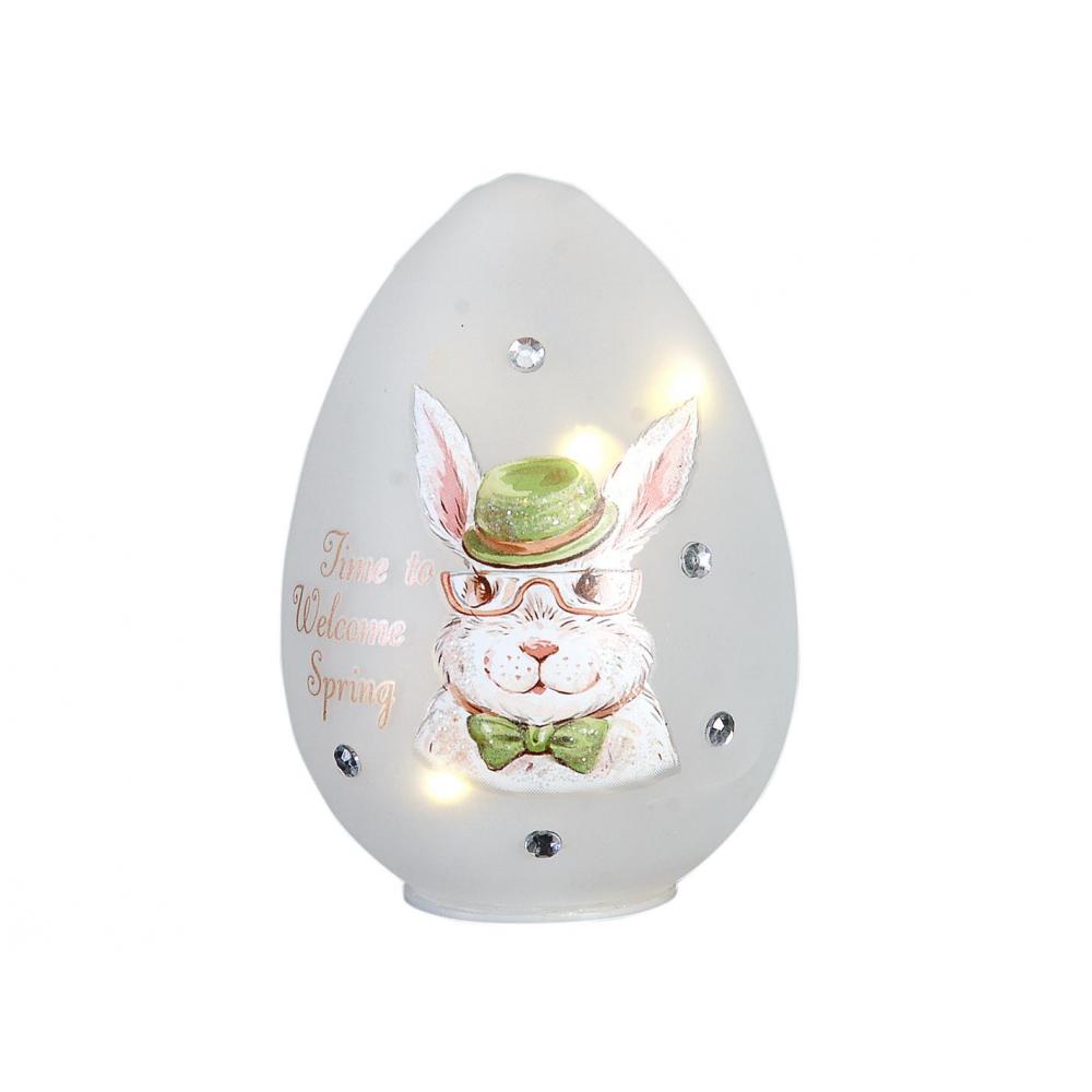 Αυγό γυαλ.διακ.Mr rabbit 10εκ. Plastona 00.11.9726138