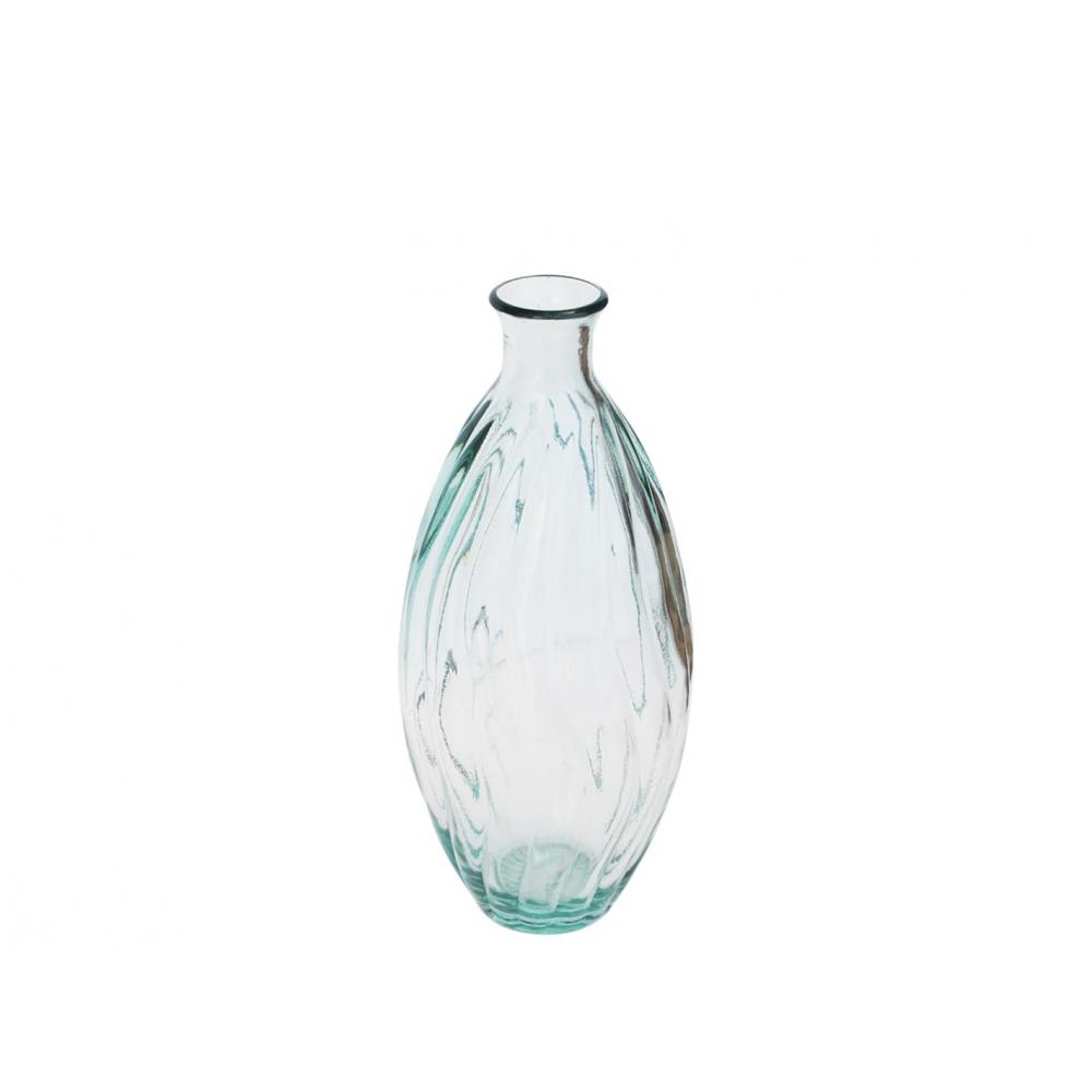 Βάζο γυάλ.recycled Διάφανο Η31cm Plastona 028.6058