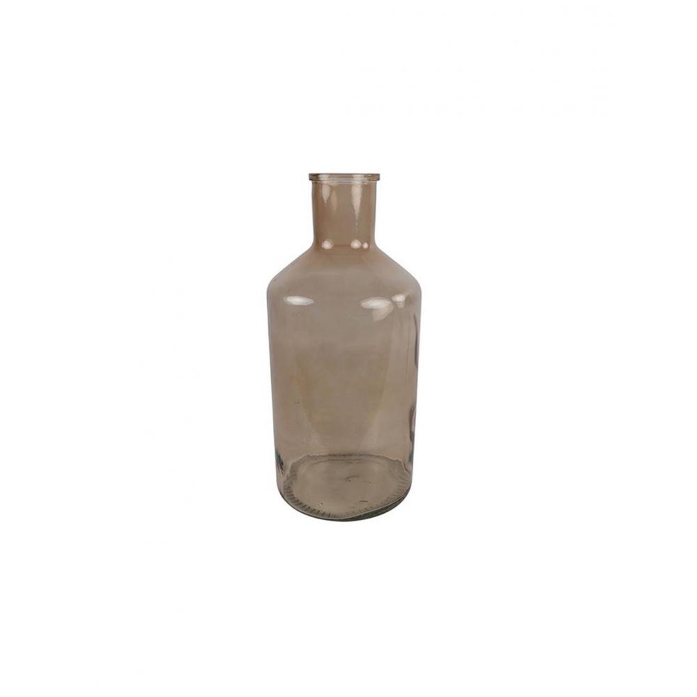 Βάζο μπουκάλι γυαλ. αν.καφέ  24Χ52cm Plastona 013.786149