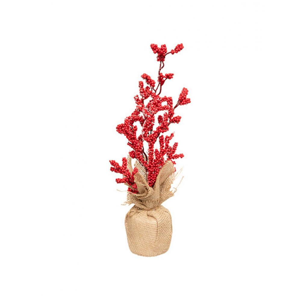 Δεντράκι Berries με γιούτας βάση 8x38cm Plastona 07.208321A
