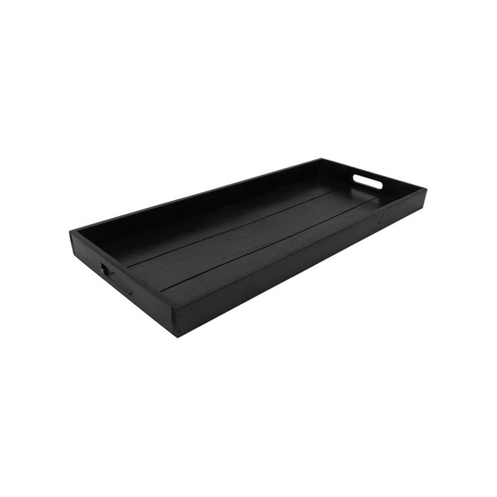 Δίσκος Claudina ξυλιν.μαύρος 70Χ30Χ4,5 Plastona 013.813351