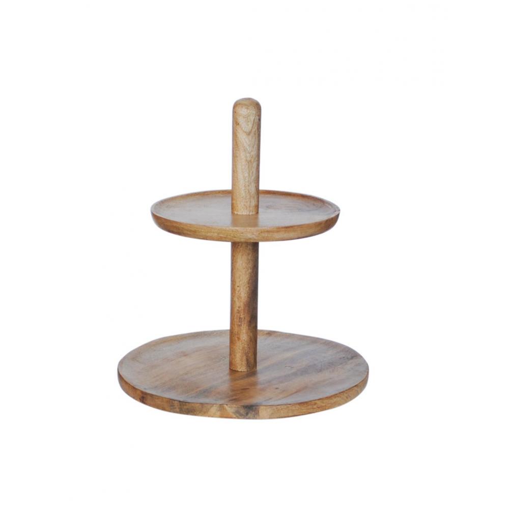 Δίσκος σερβ.mango 2οροφος  Φ30 Η42cm Plastona 00.07.72010