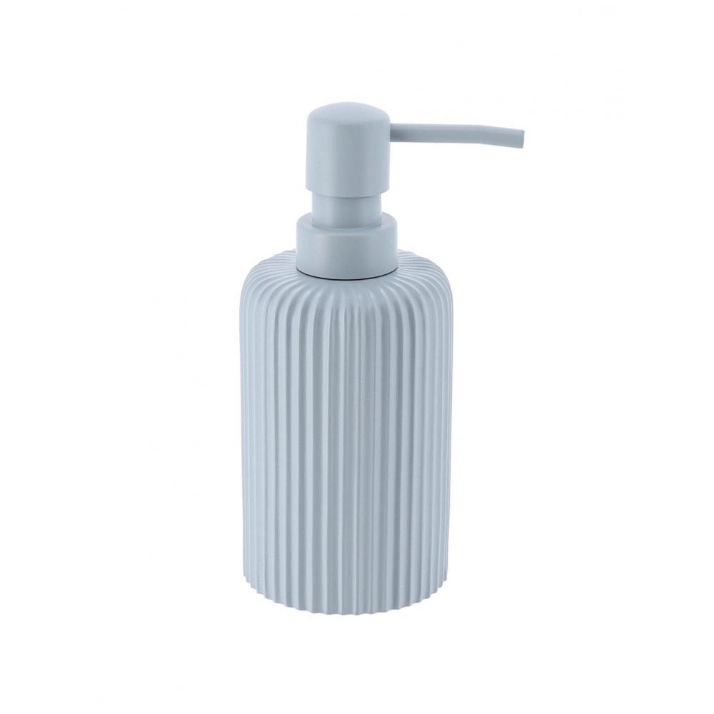 Dispenser polyresin γαλάζιο ριγέ 230ml/7x17cm Plastona 06.62103112