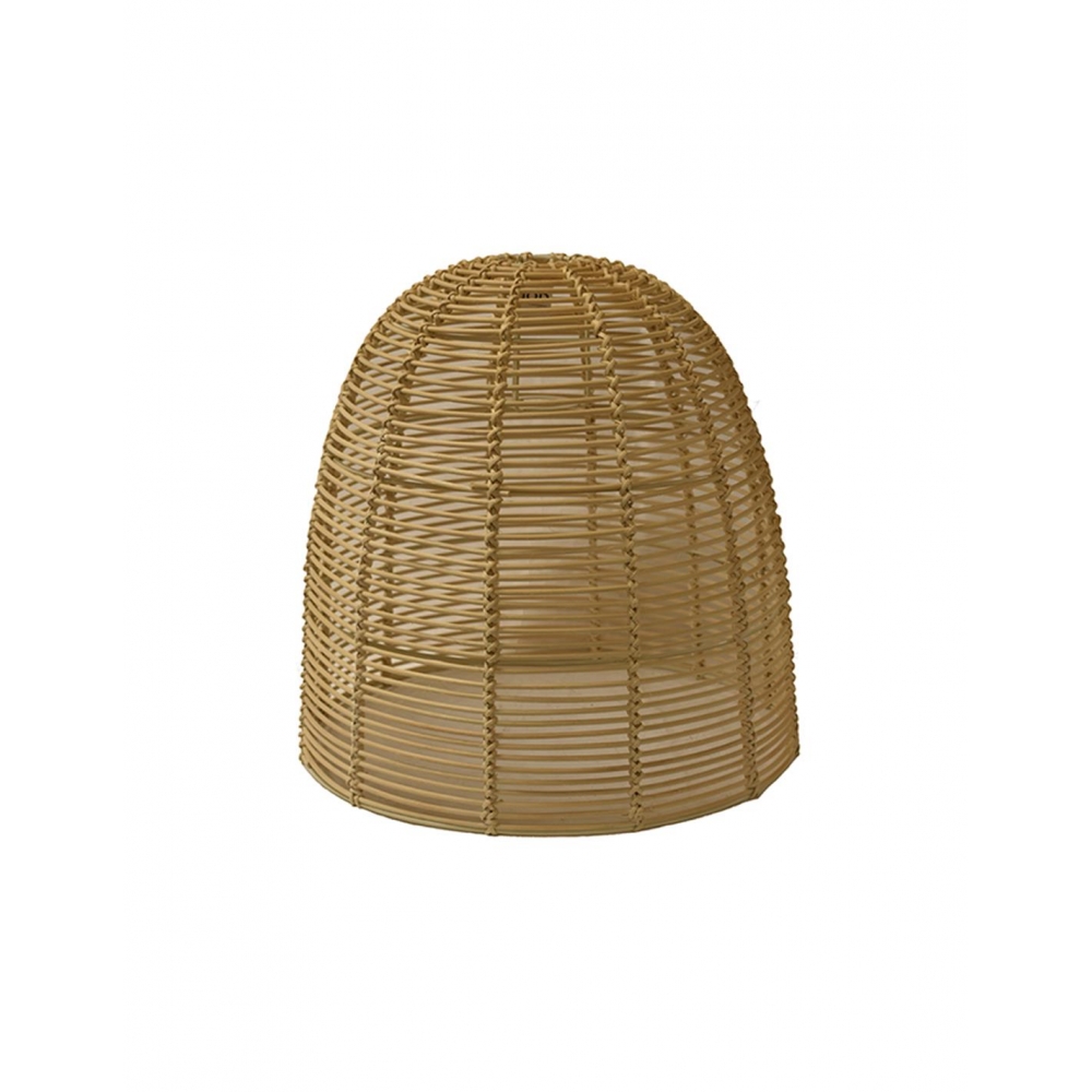 Φωτιστικό καπέλο οροφής rattan εκρού 40Χ40,5 Plastona 00.06.69504