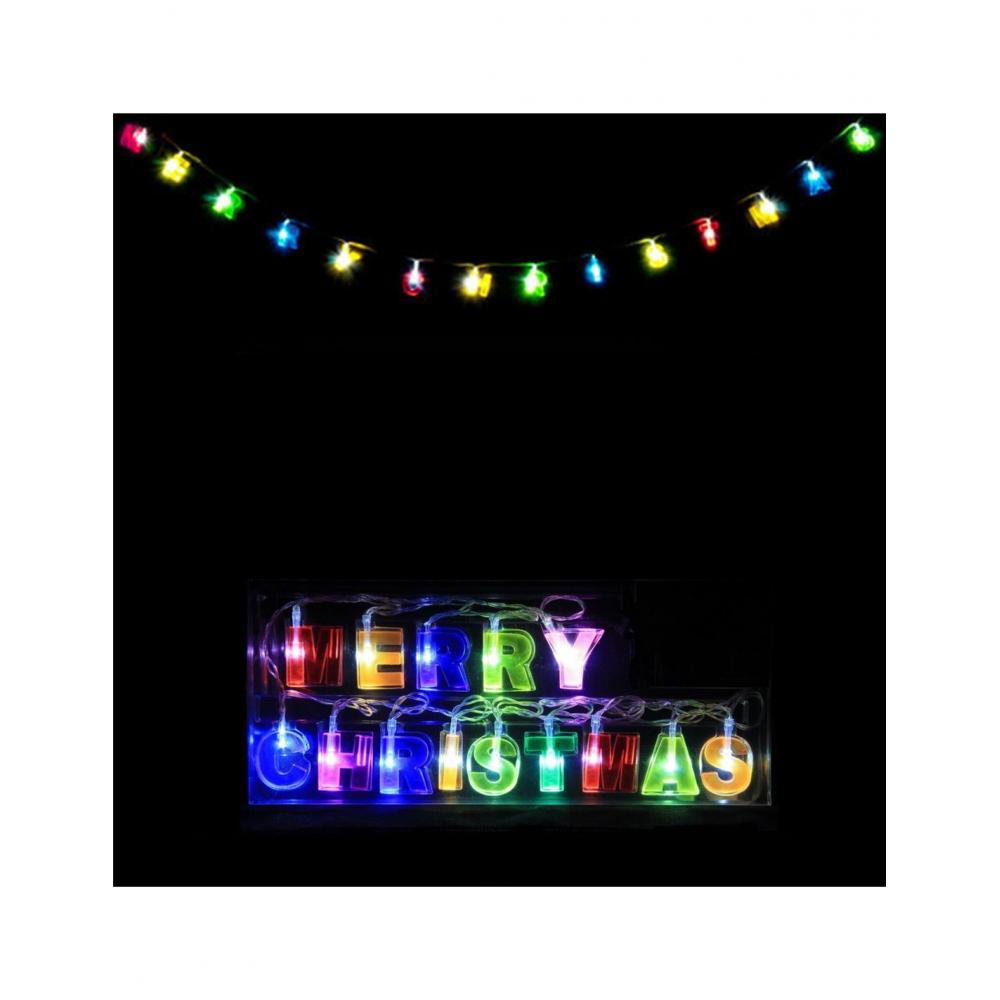 Γιρλάντα λαμπάκια MERRY CHRISTMAS 3.50Χ200εκ. Plastona 03.99088
