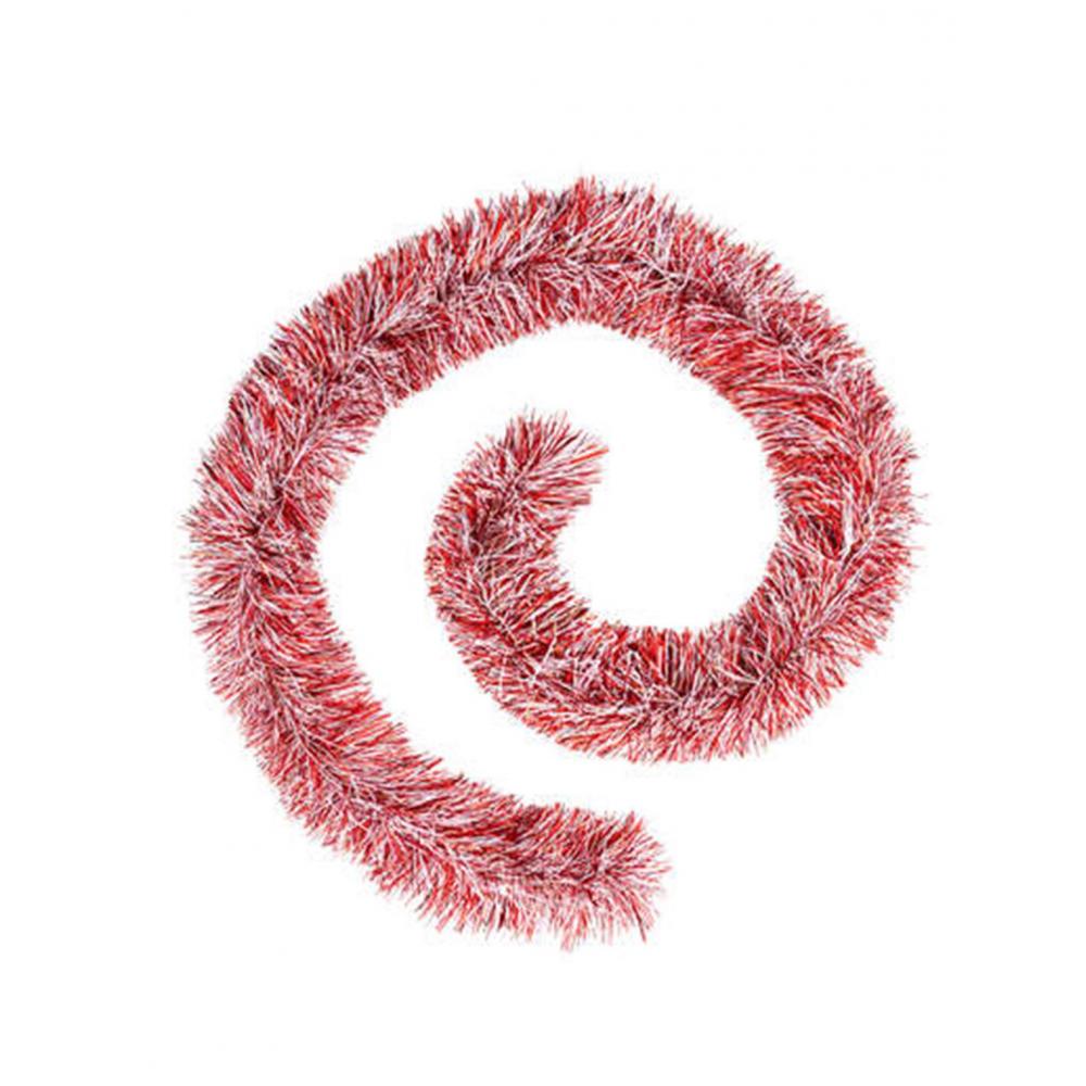 Γιρλάντα Tinsel κόκκινο λευκό Φ8Η200cm Plastona 07.717061RB