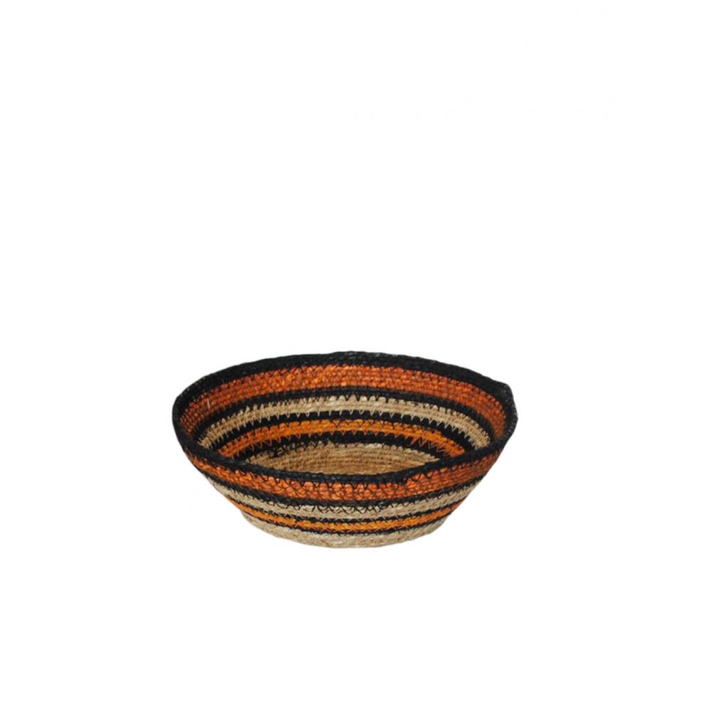 Καλάθι γιούτας χειροπ. terracotta Φ30Η8cm Plastona 00.02.23129