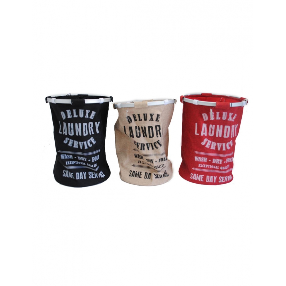 Καλάθι LAUNDRY Φ40Χ55εκ.επενδ. 3χρ. Plastona 00.06.6818