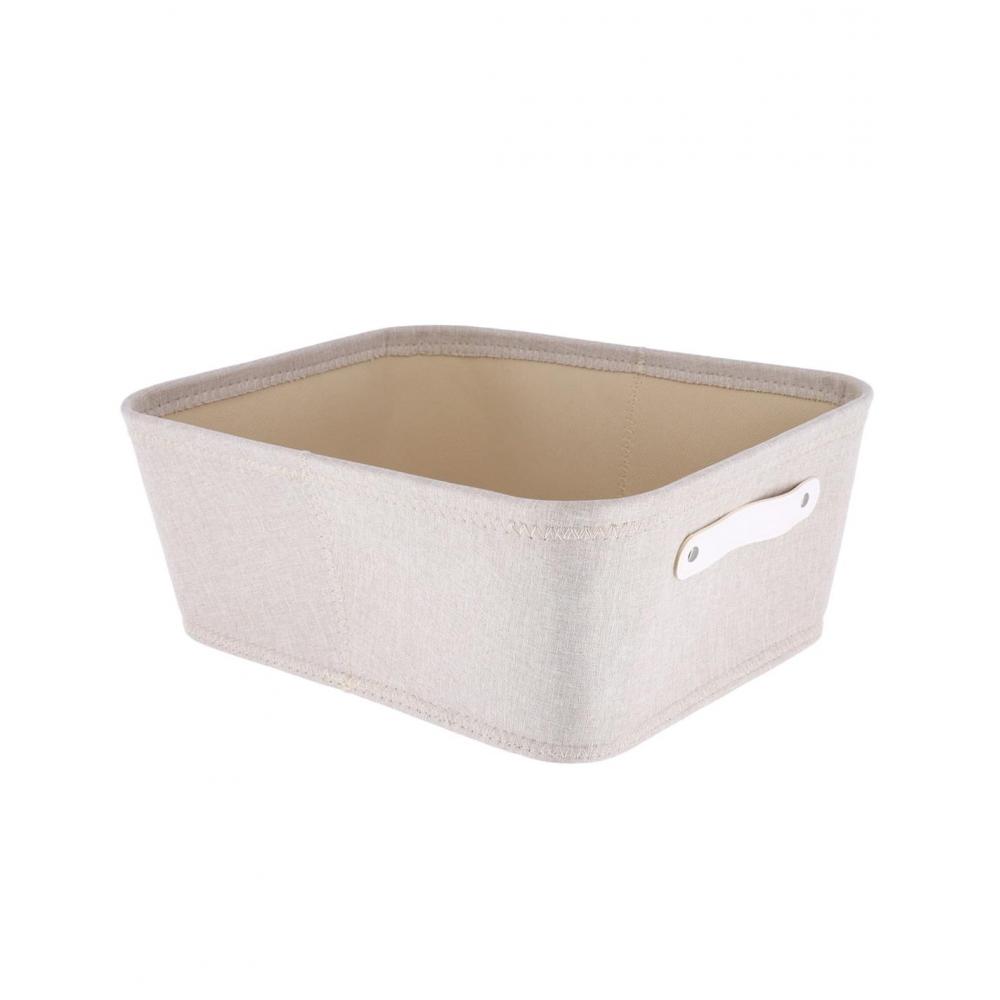 Καλάθι polyester εκρού 39Χ31,5Χ15 Plastona 06.10801161