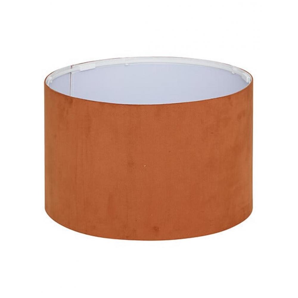 Καπέλο φωτιστικού πτυσ.βελουτέ  Terracotta Φ30x20cm Plastona 07.213782A