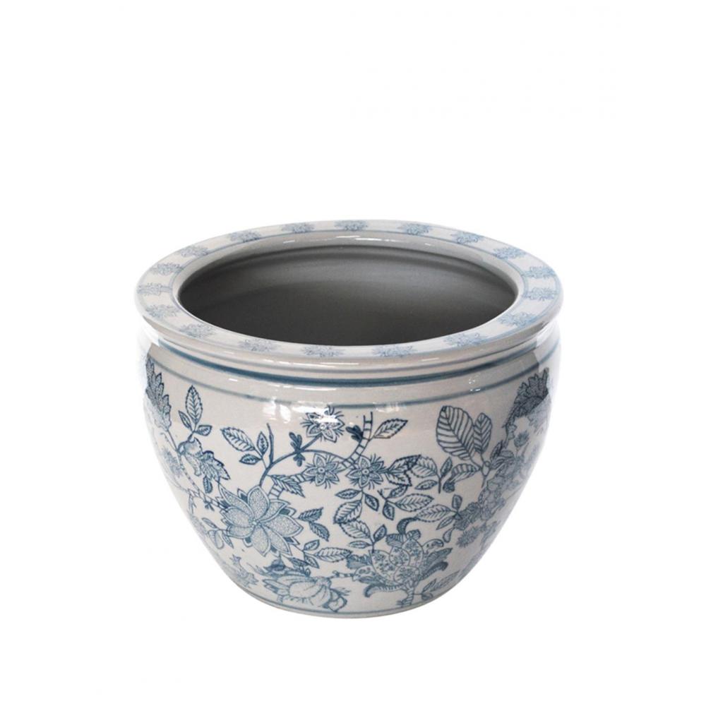 Κασπώ blue porc.flower 36.5x27cm Plastona 00.03.34048