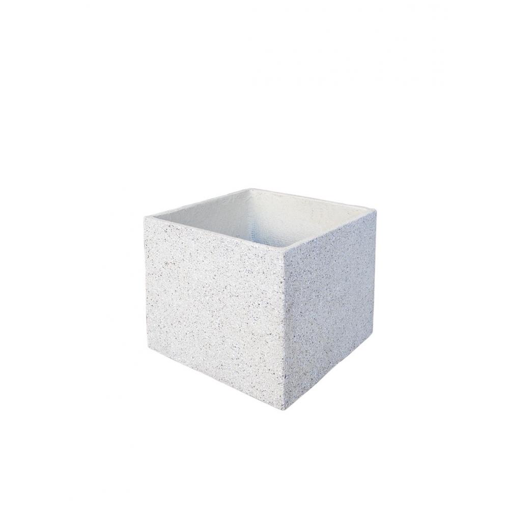 Γλάστρα cement rough εκρού 45Χ45Χ38 Plastona 00.03.35663