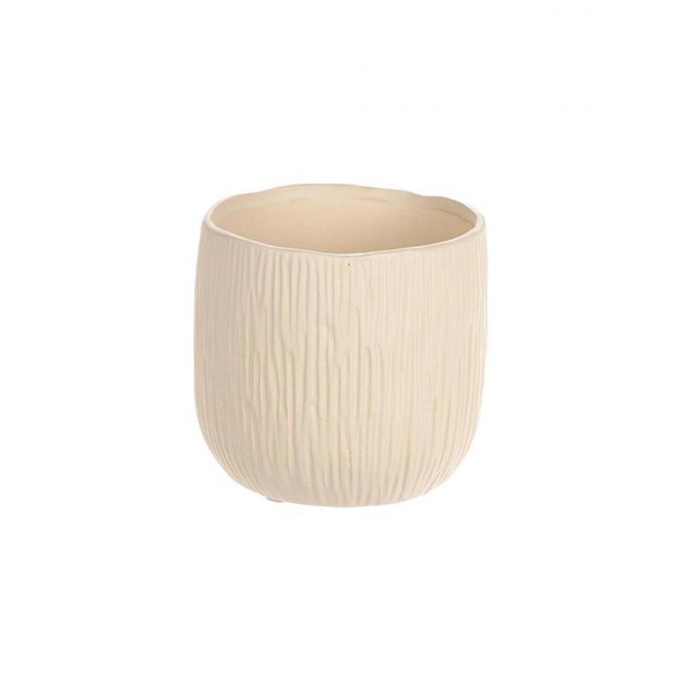 Κασπώ κεραμικό εκρού 14x14cm Plastona 012.862498002
