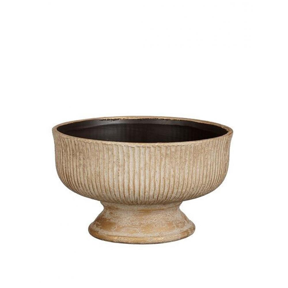 Κασπώ/μπωλ μπεζ με πόδι Φ25,5 Η15,5cm Plastona 02.1192275