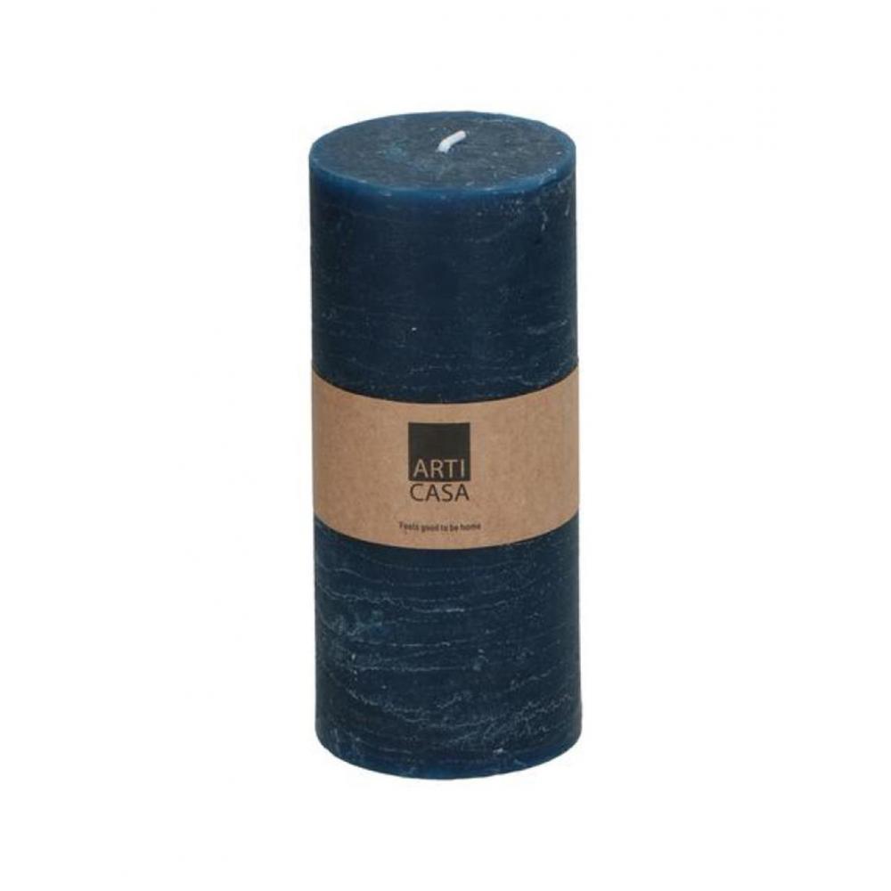 Κερί κορμός μπλέ σκούρο Φ7 Η16cm Plastona 03.24611