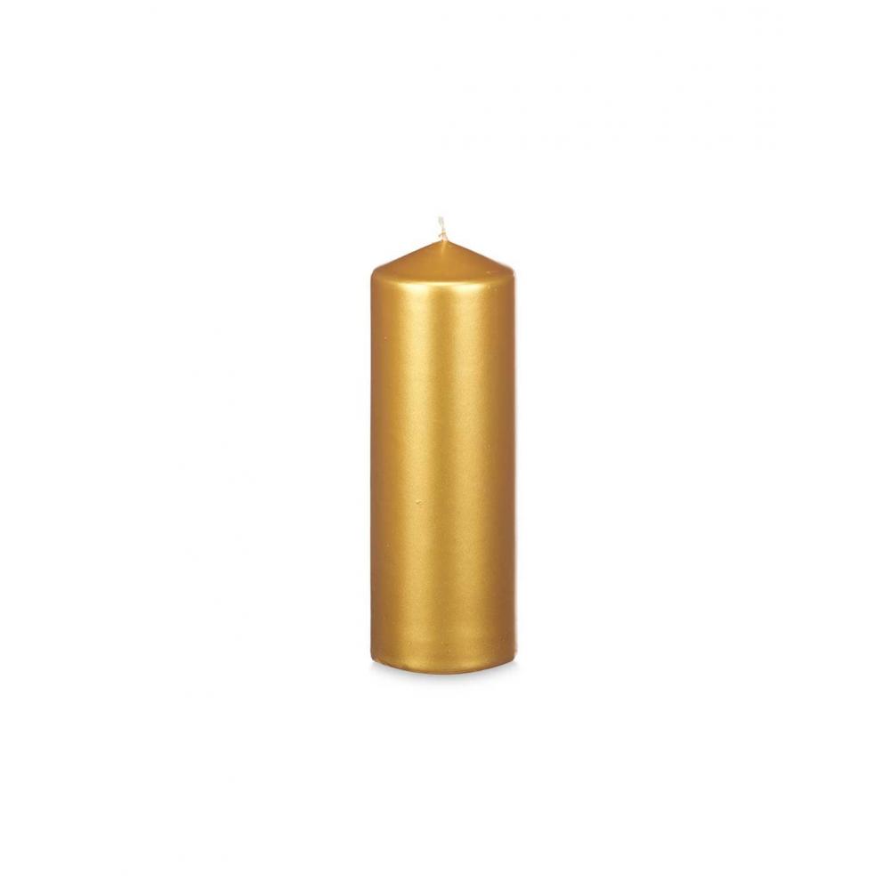 Κερί κορμός χρυσό Φ7Η20cm Plastona 029.92540