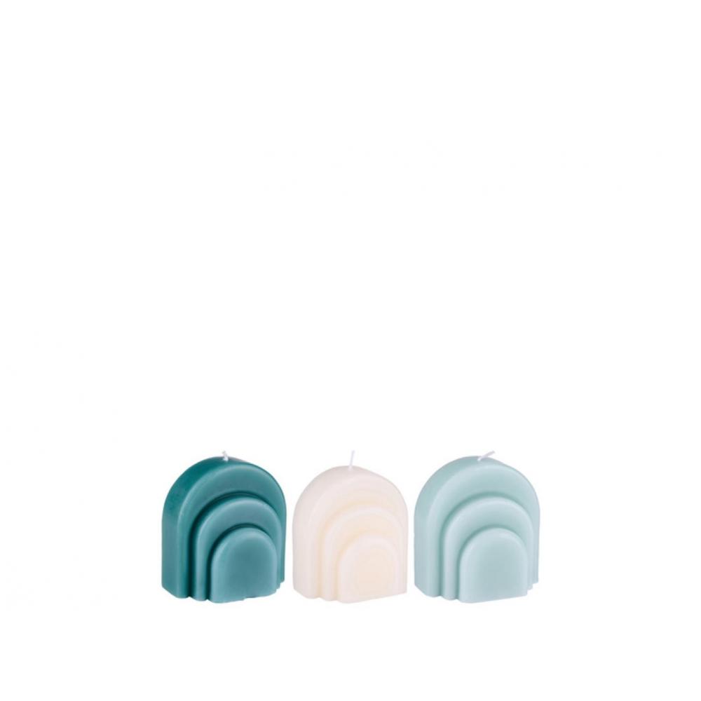 Κερί rainbow 3χρ. 7,8Χ4,7Χ8,5 Plastona 03.24103