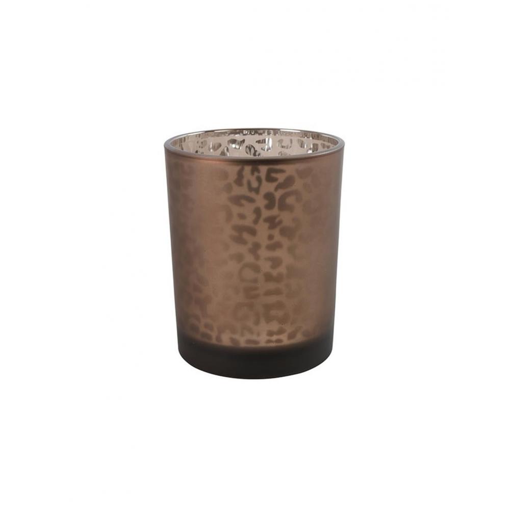 Κηροπήγιο γυαλ.καφέ bliss 10Χ12,5 Plastona 013.788821