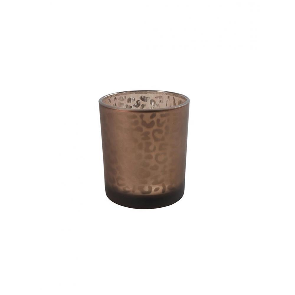 Κηροπήγιο γυαλ.καφέ bliss 8,8Χ10 Plastona 013.788820