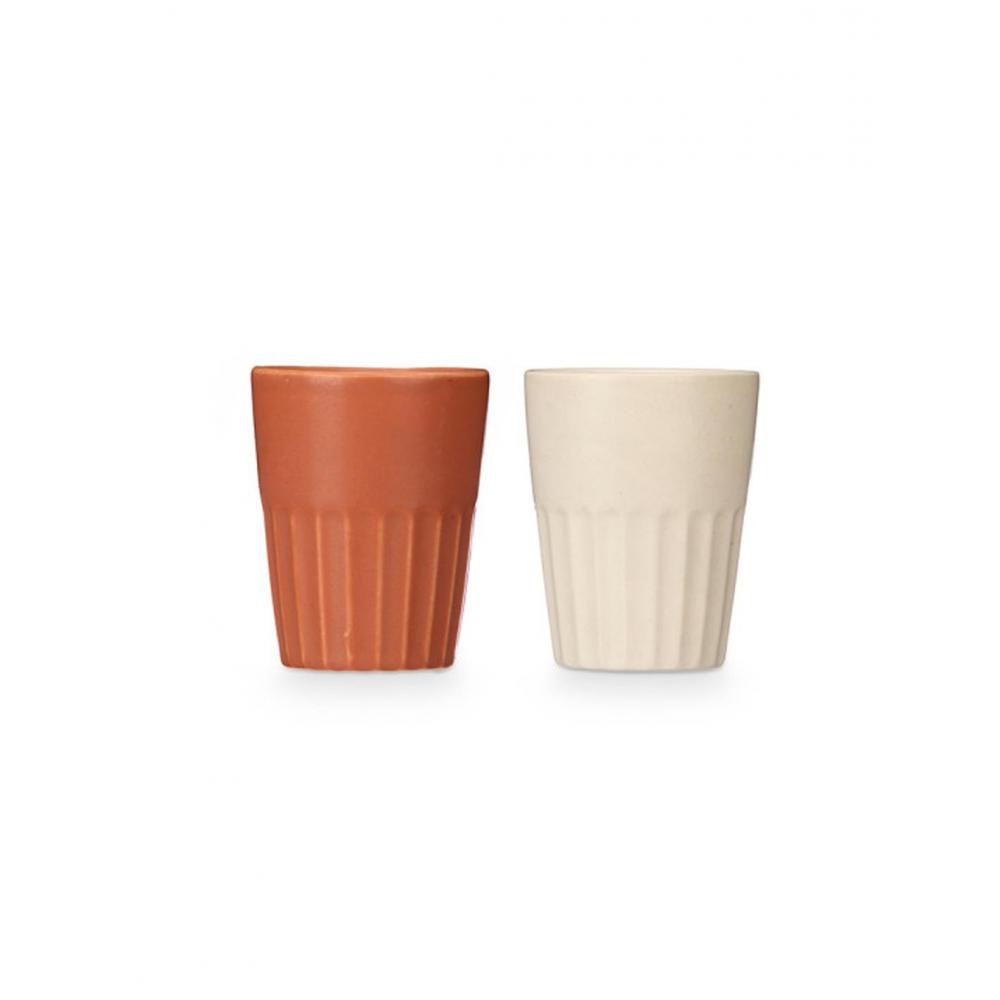 Κούπα espresso κεραμική 2χρώματα 150ml/7x8cm Plastona 029.10157
