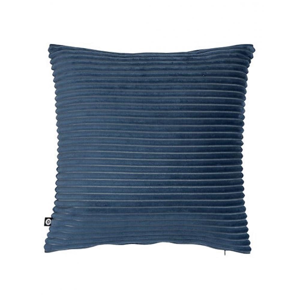 Μαξιλάρι μπλε κοτλέ 38x38cm Plastona 07.212475B